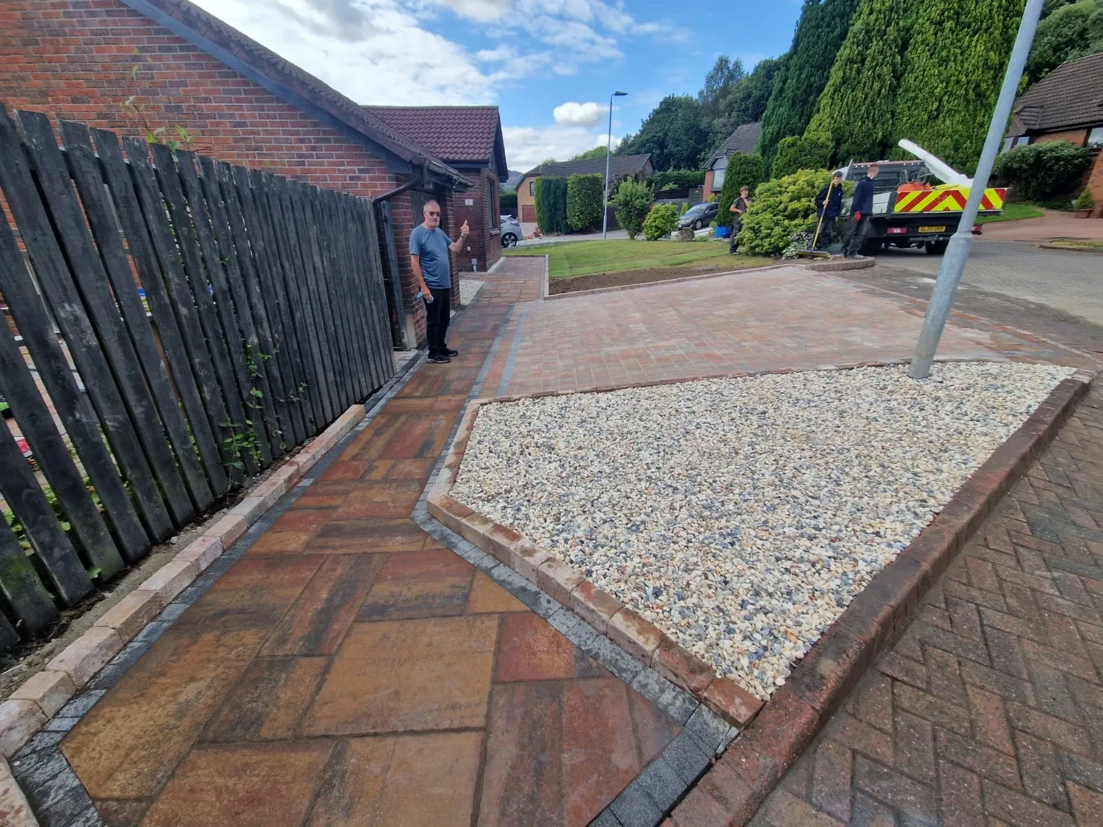 “Enhancing Curb Appeal: A Stunning Tobermore Driveway Installation in Alloa”