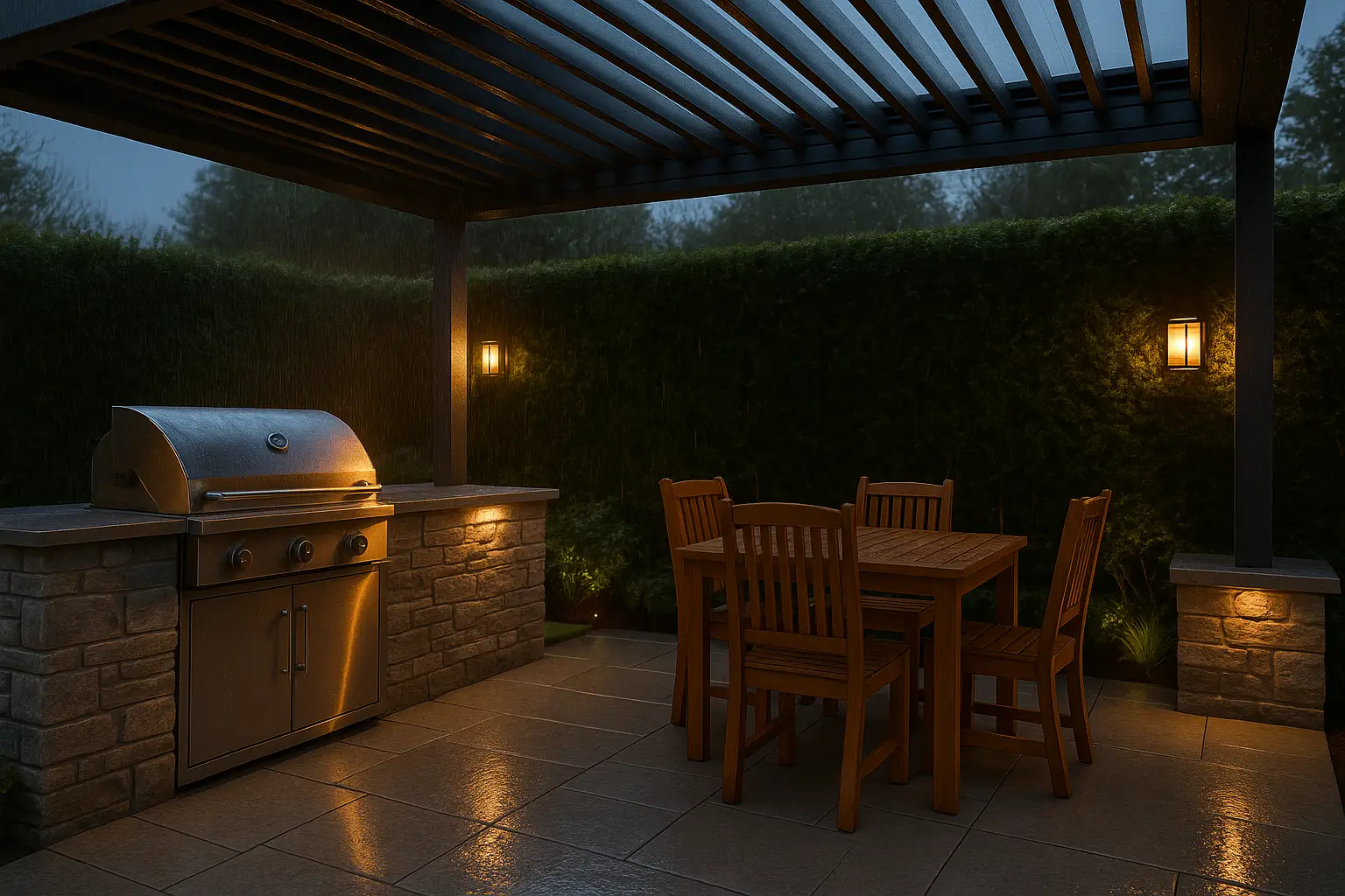 Building an All-Weather Outdoor Kitchen