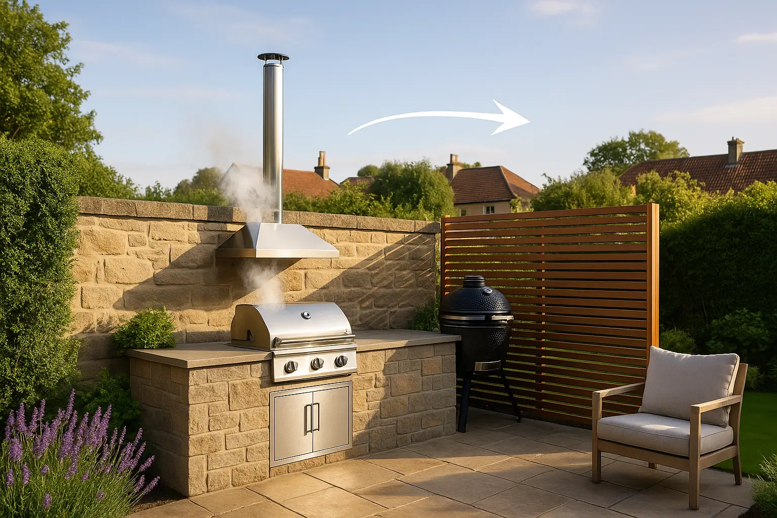 Managing Cooking Odours and Smoke for Outdoor Kitchens