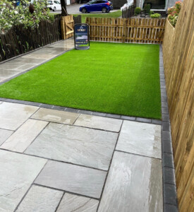"Transform your outdoor space with our expert artificial grass installation services in Alloa. Enjoy a lush, low-maintenance lawn that stays green all year round!"
"Create a stunning outdoor oasis with our Indian Sandstone patio installation services. Experience the timeless beauty and durability of Indian Sandstone, perfect for entertaining and relaxing in style." "Professional artificial grass installation services in Alloa, providing a low-maintenance and attractive alternative to natural grass. Skilled technicians ensure a flawless installation for a beautiful and durable artificial lawn." "Elegant Indian Sandstone patio installation services, adding a touch of sophistication and natural beauty to your outdoor space. Expert craftsmanship and high-quality materials create a stunning and long-lasting patio for you to enjoy."